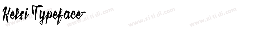 Kelsi Typeface字体转换